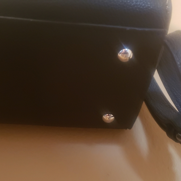 Chaps black satchel NWT with strap - Picture 5 of 5